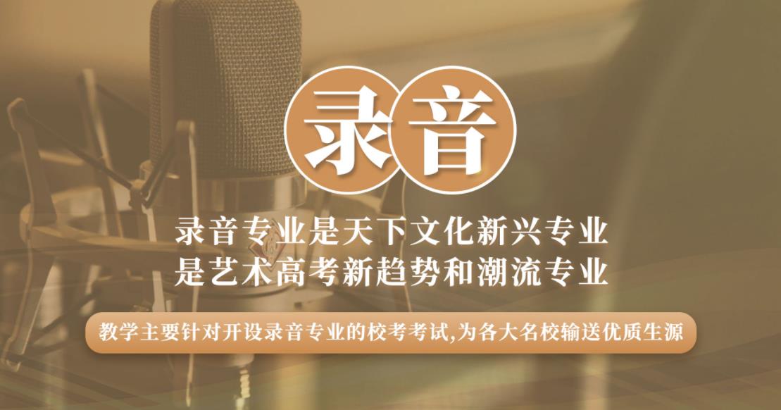 浙江排名前十的录音艺考培训机构