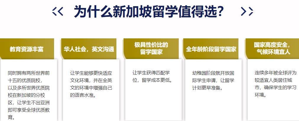 十大新加坡留学中介机构排名一览