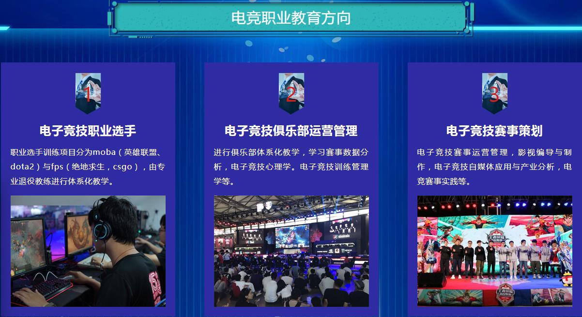 五大国内正规职业电竞培训学校名单汇总