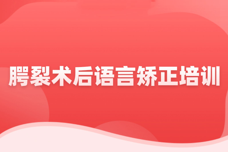 国内十大腭裂语言矫正中心排名表一览