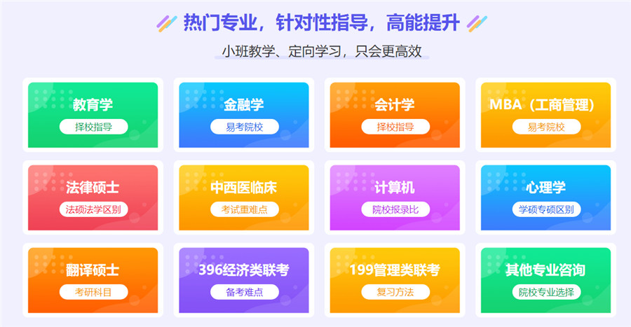 盘点五大国内正规全封闭式考研辅导班名单汇总