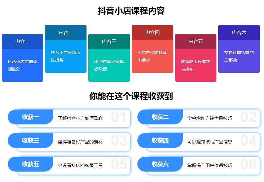 抖音网店培训