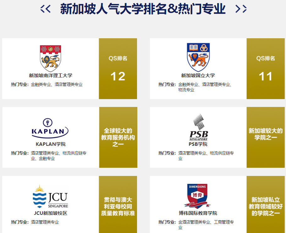 十大靠谱的新加坡留学服务机构推荐 十大靠谱的新加坡留学服务机构推荐
