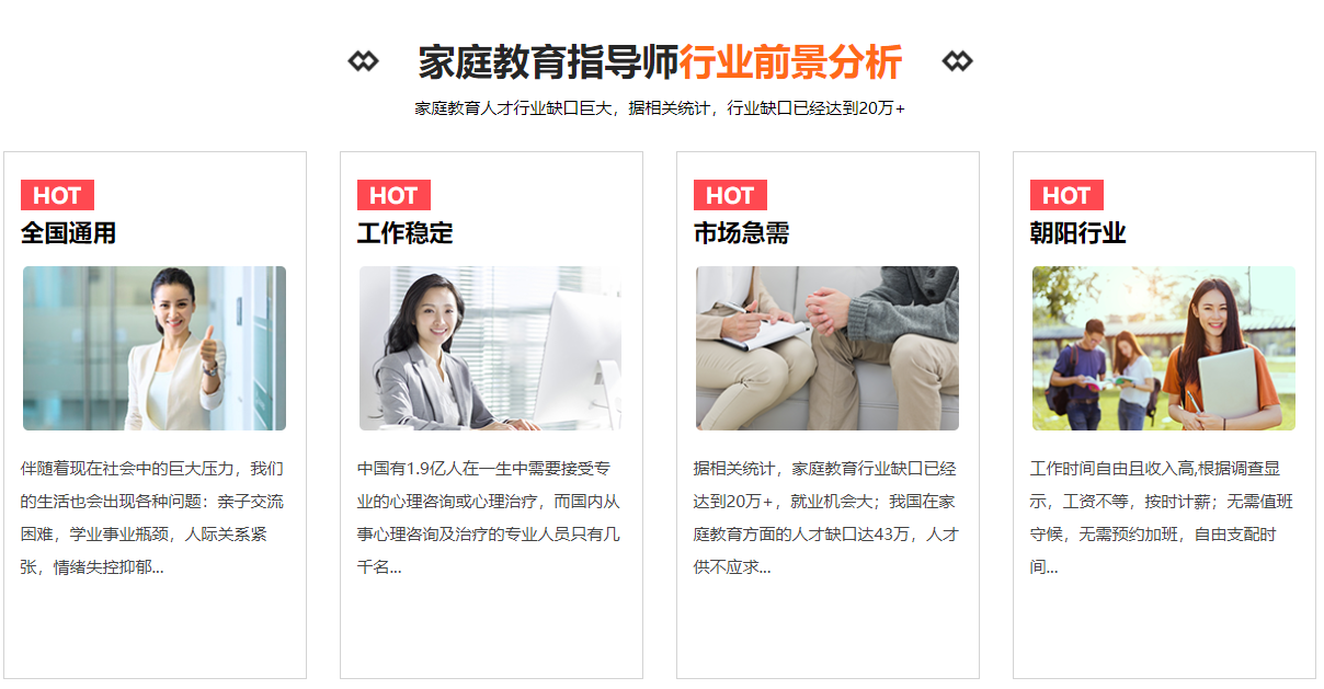 国内评价好的家庭教育指导师培训机构5大排名列表