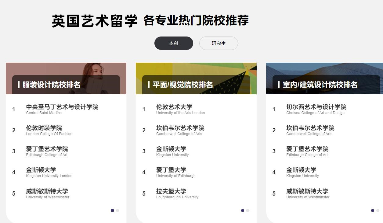 正规英国艺术留学中介服务机构五大排名汇总