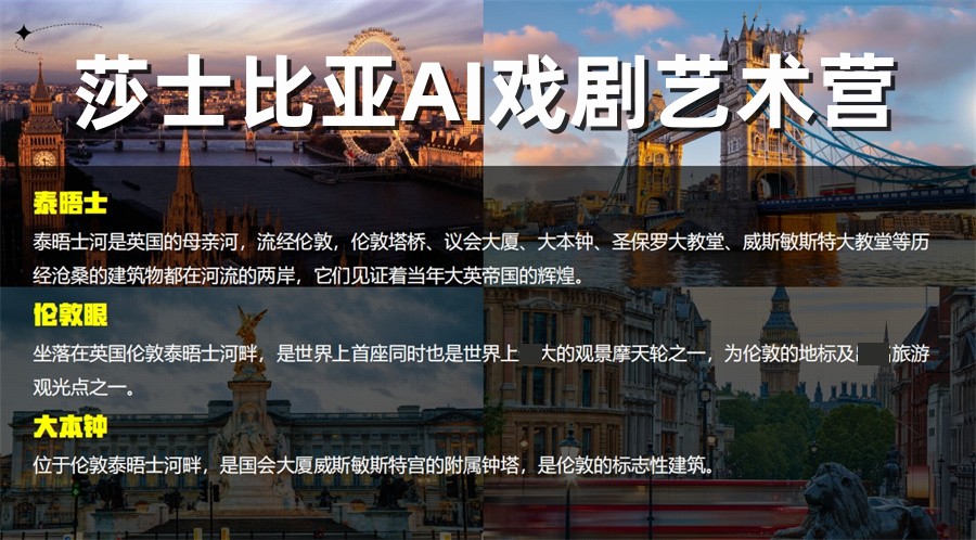 莎士比亚英国戏剧培训暑期营开营招生中-留英规划