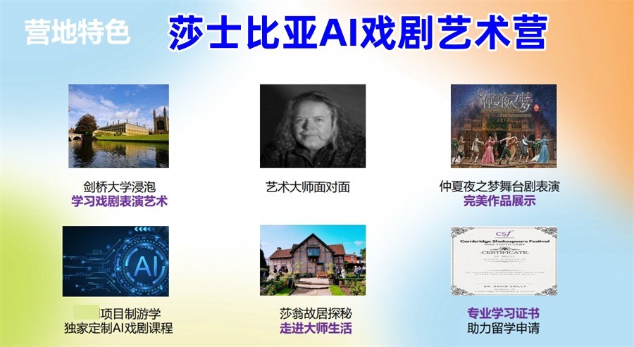 莎士比亚英国戏剧培训暑期营开营招生中-留英规划
