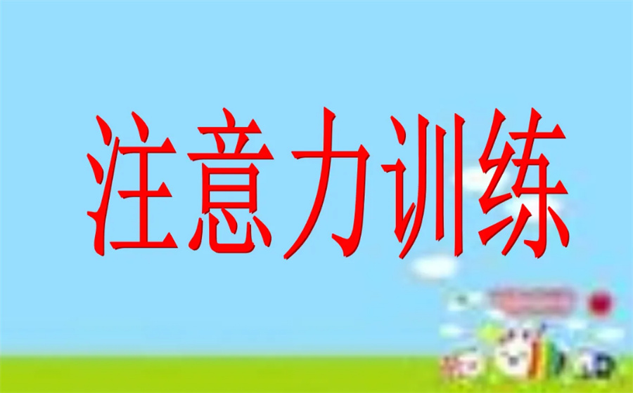 注意力训练 注意力训练