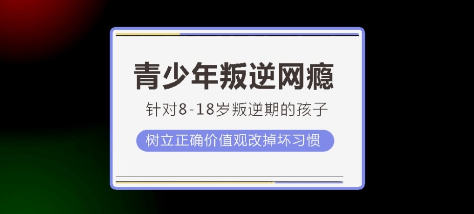 少年手机瘾网瘾叛逆戒除