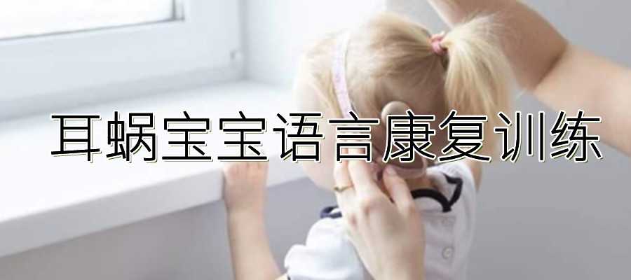 耳蜗宝宝语言康复训练机构