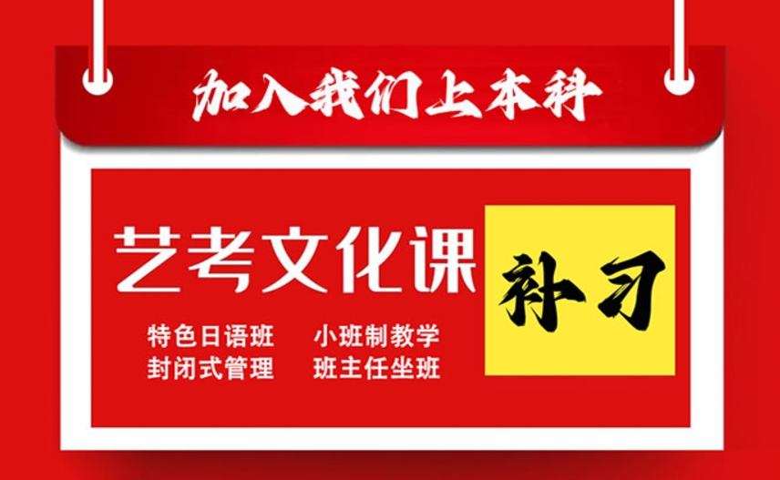广州高三艺考文化课集训营
