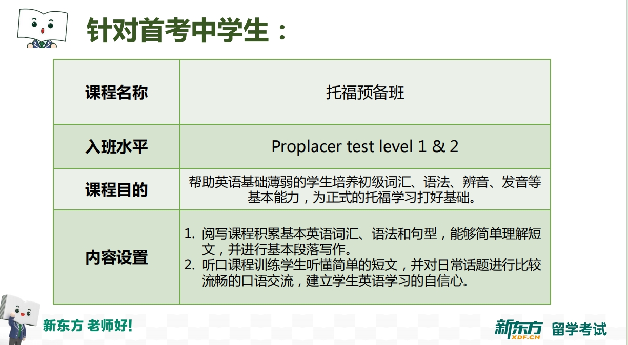 托福培训班