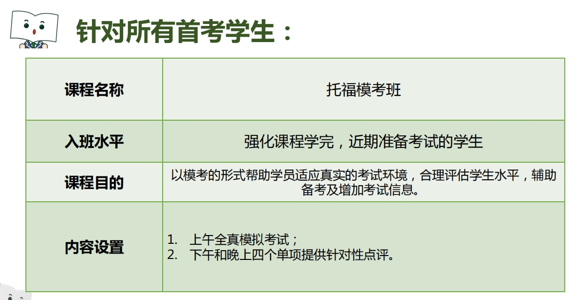 托福培训班