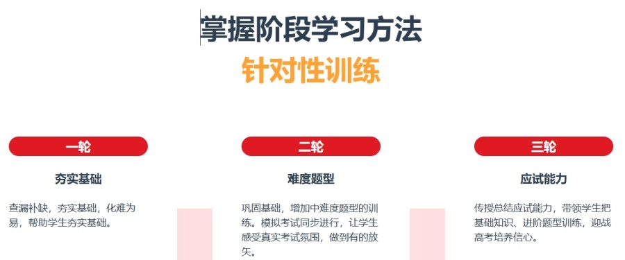 西安高考高三培训机构