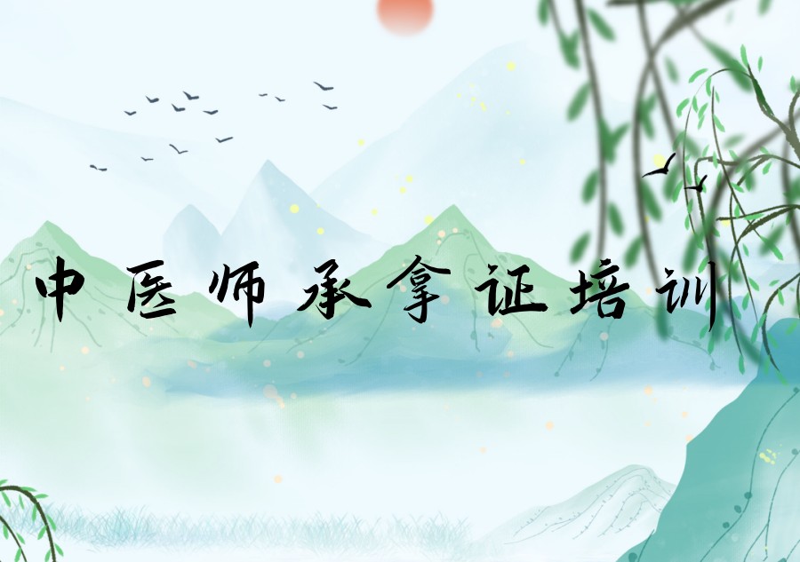 中医师承拿证培训