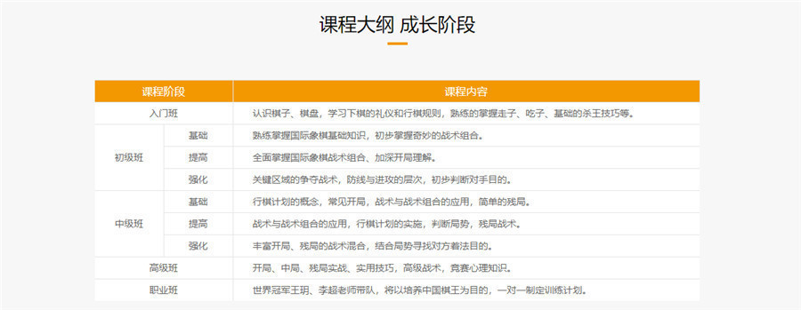 国际象棋培训机构排名公布