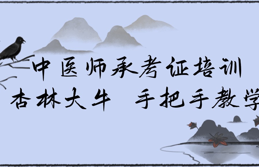 中医师承培训