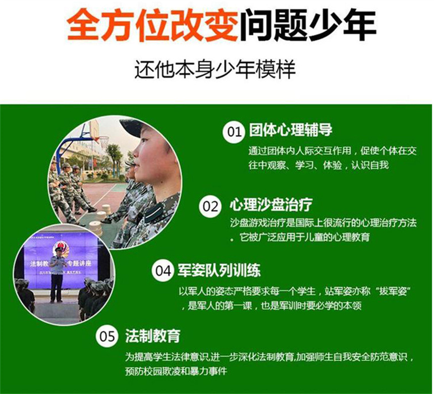 叛逆青少年封闭式特训学校