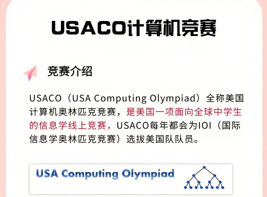 USACO美国信息学奥林匹克竞赛辅导班