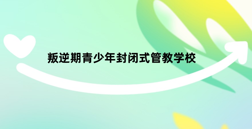 青少年叛逆问题解决学校都有哪些