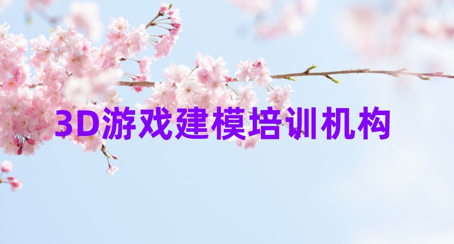学3D建模去什么学校