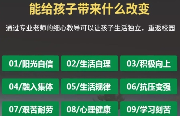 叛逆戒网瘾封闭式管教学校
