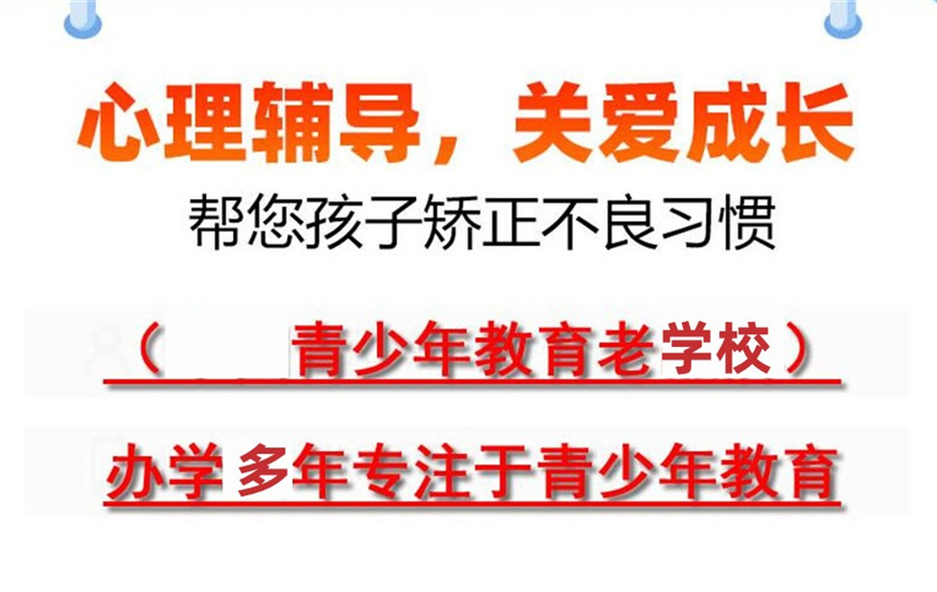 叛逆网瘾少年封闭式特训学校
