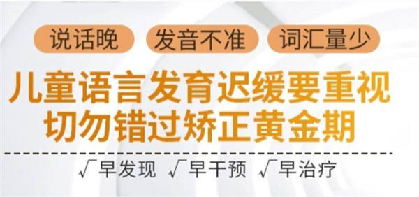 儿童语言发育迟缓康复中心