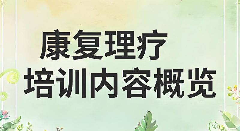 中医康复理疗培训