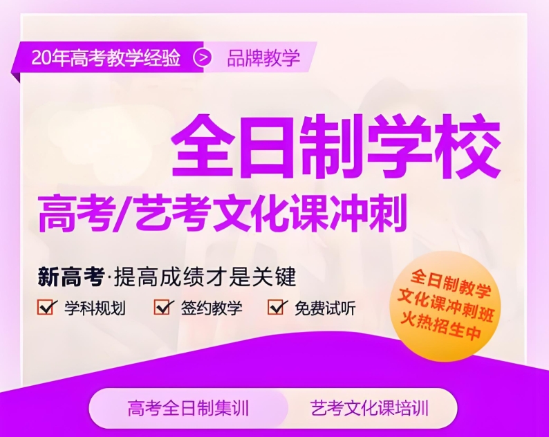 艺考培训机构，艺考文化课备考，艺考复习规划，艺考冲刺复习