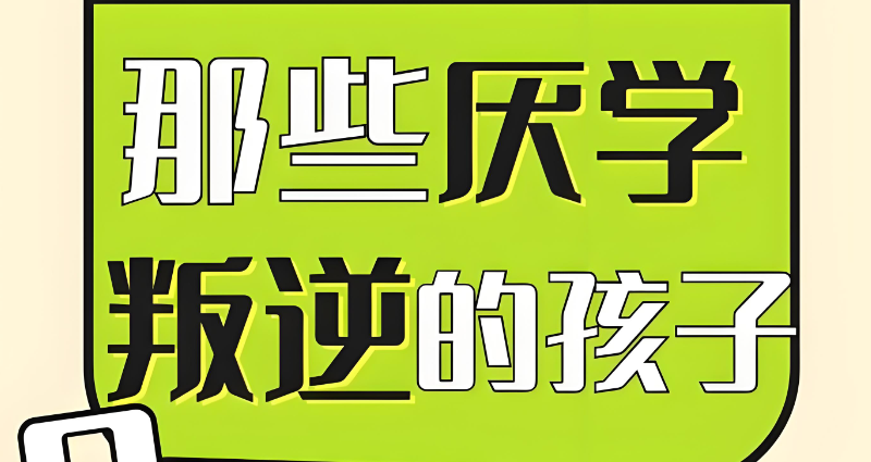 叛逆厌学网瘾孩子