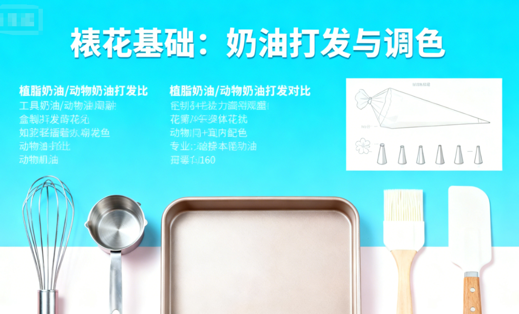 烘焙培训学校，烘焙技能学习，烘焙培训机构，裱花手法学习