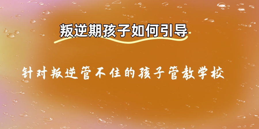叛逆期孩子全封闭管教特训学校