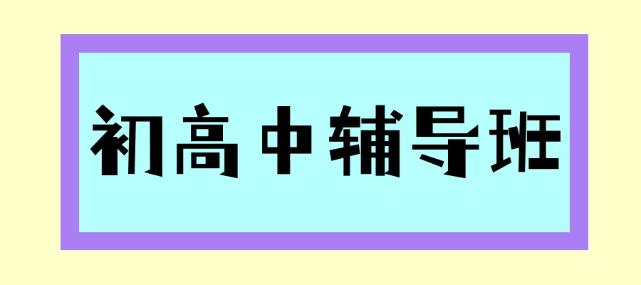 上海初高中补习班