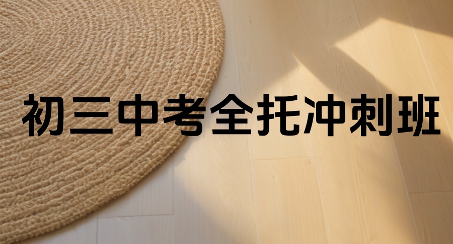 深圳中考冲刺初三全日制补习班