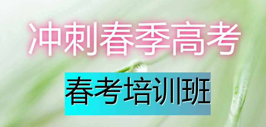 春考冲刺培训机构
