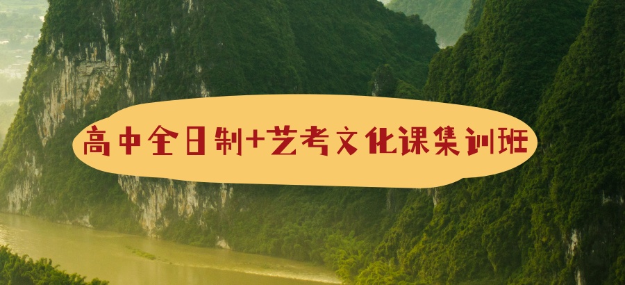 南京高中全日制+艺考文化课集训