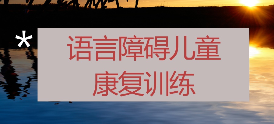 泉州言语康复训练中心