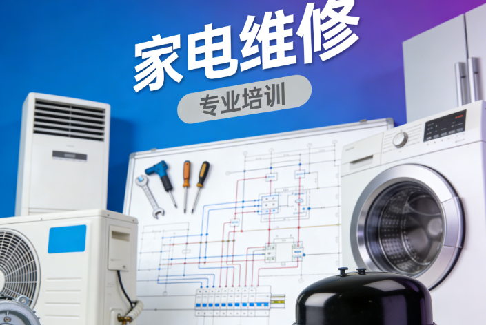 家电维修培训机构，家电维修学习，焊工学习，家电培训课程