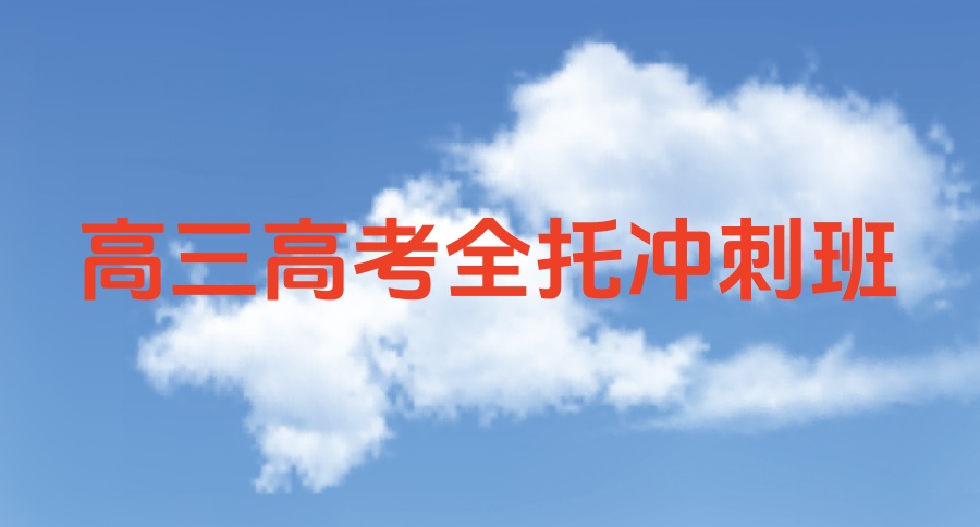 艺考文化课冲刺集训班