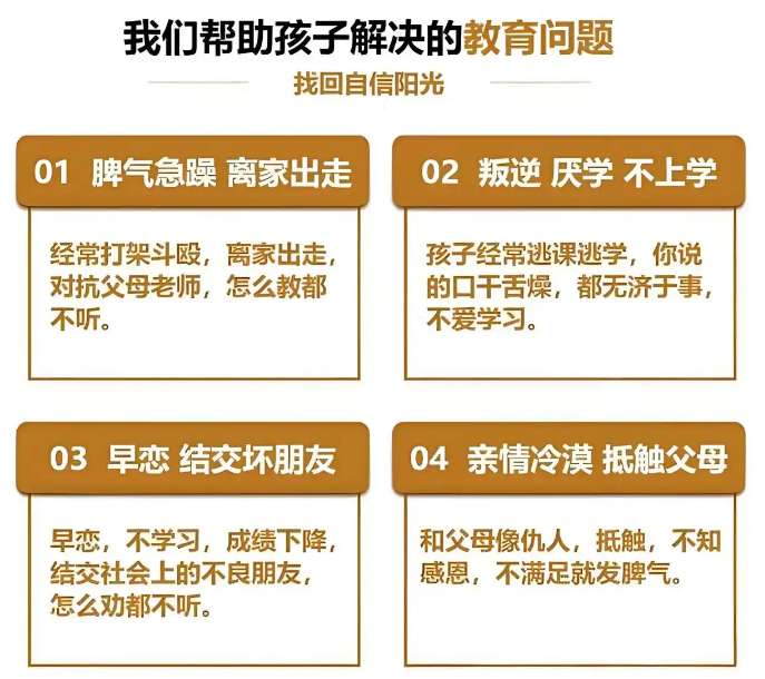 青少年叛逆戒网瘾管教学校