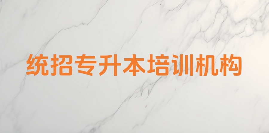 专升本（全日制）培训机构