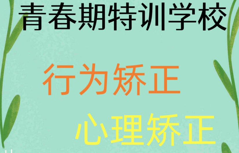 矫正叛逆少年封闭式学校