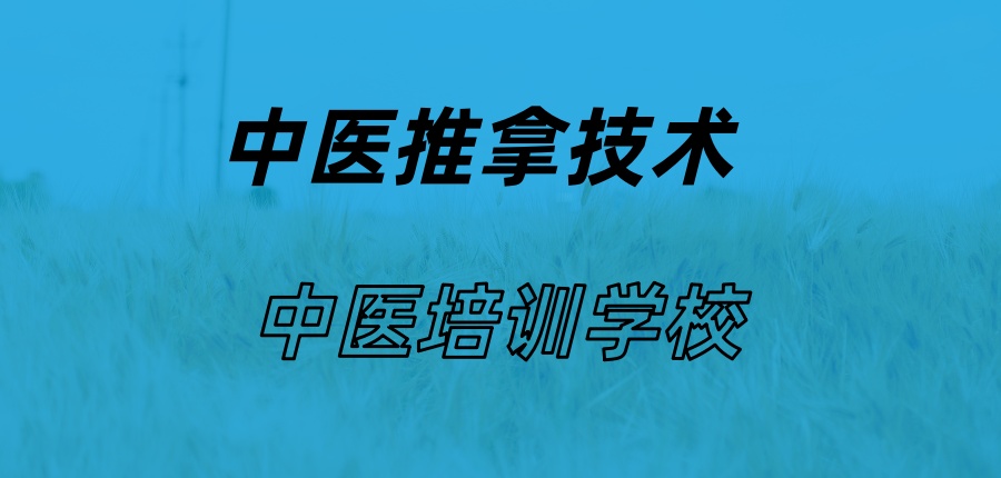 中医推拿按摩正骨培训正规学校