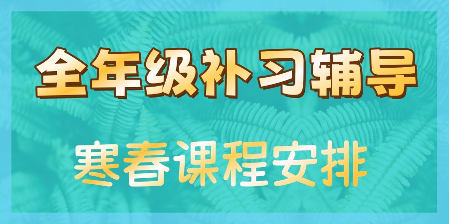 2026寒春课程安排！惠州排名靠前的全年级补习辅导机构--寒假班助力高效学习