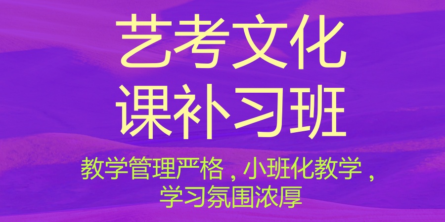 南宁艺考文化课冲刺高考补习学校