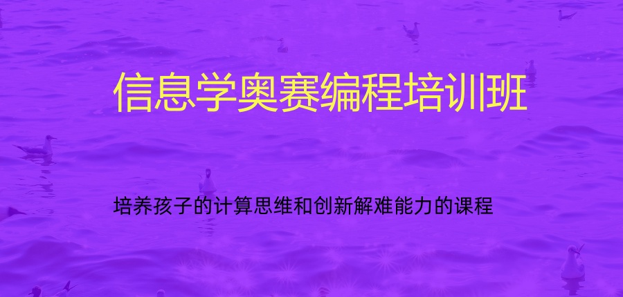 信息学奥赛入门！报信息学奥赛编程培训班，推荐小码王少儿编程