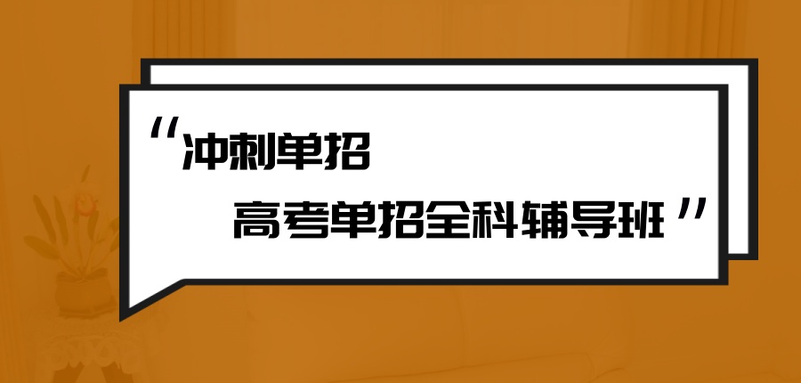高考单招全科辅导班