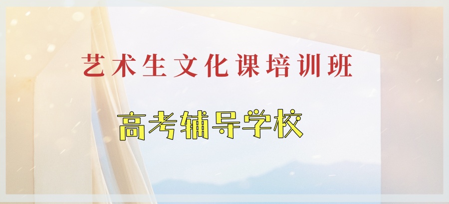 艺考生高三文化课辅导机构