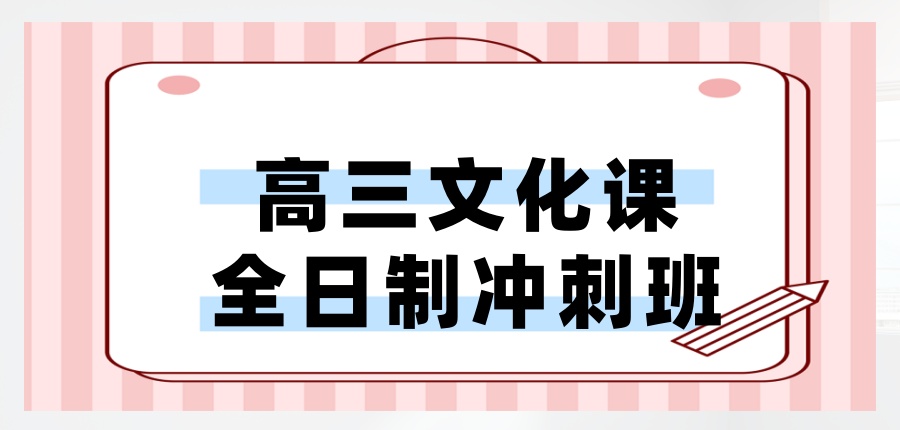 高三文化课全日制冲刺班